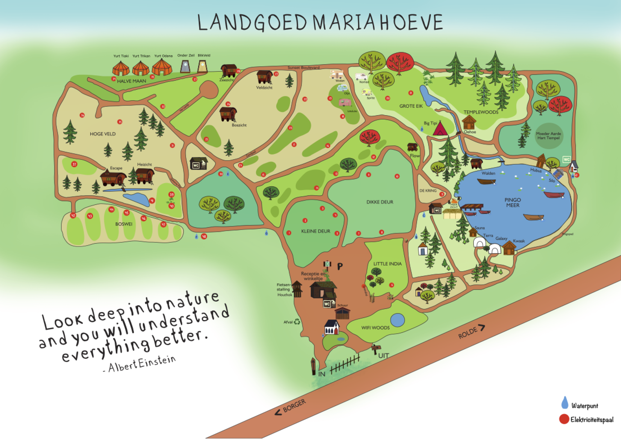 Plattegrond Landgoed Mariahoeve