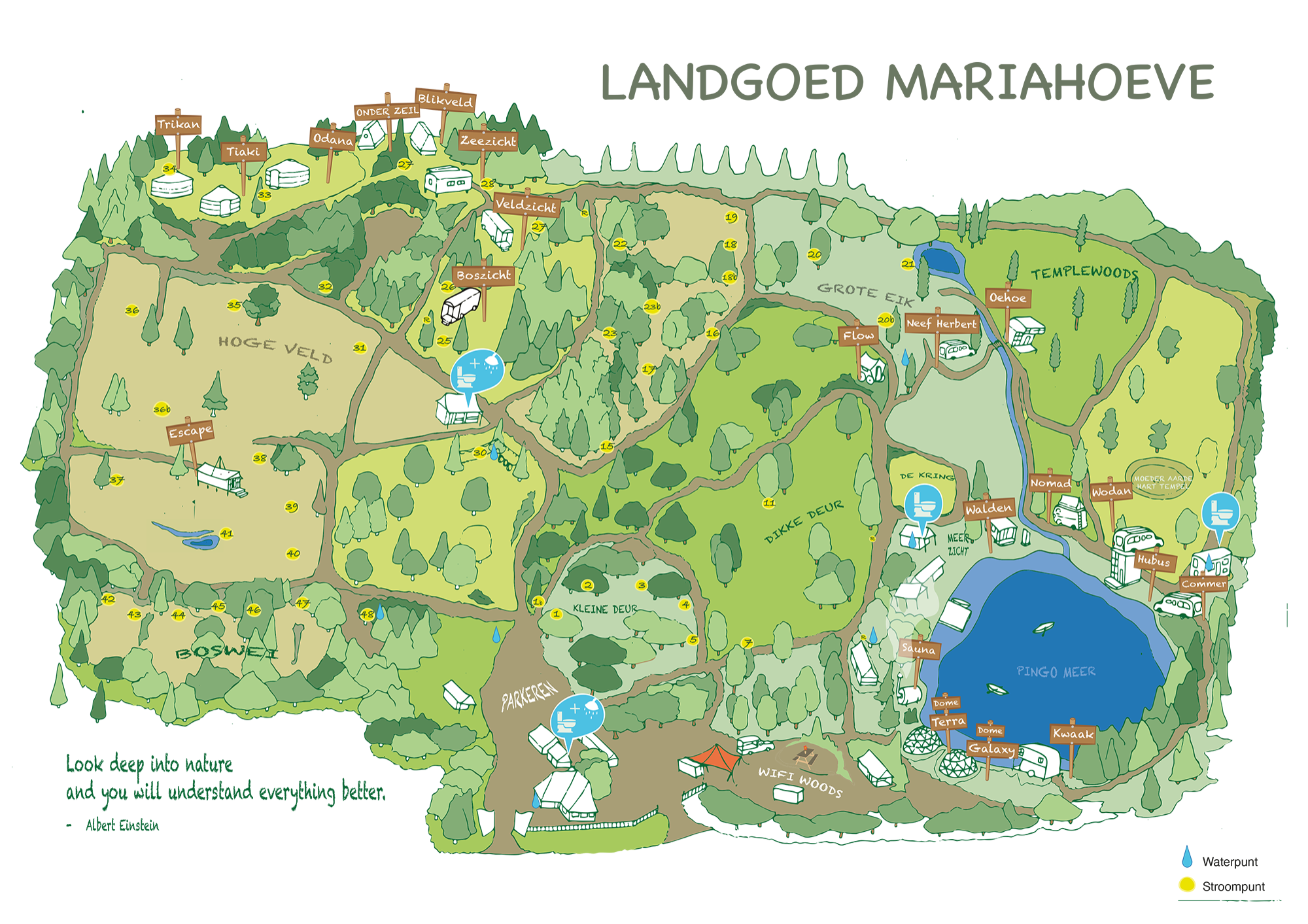 Plattegrond Landgoed Mariahoeve